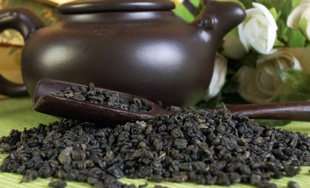 Китайский зеленый чай Храм Неба (Черный порох) (Tian tan) РЧК 500г