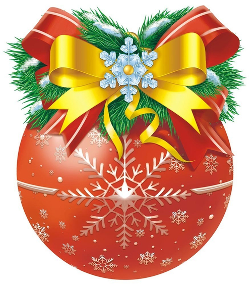 Украшение на скотче УСБ-025 Украшение на скотче (большое) Шарик 46500