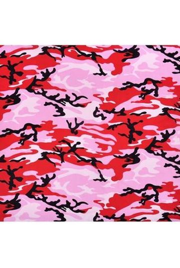 Бандана Камуфляж розовый