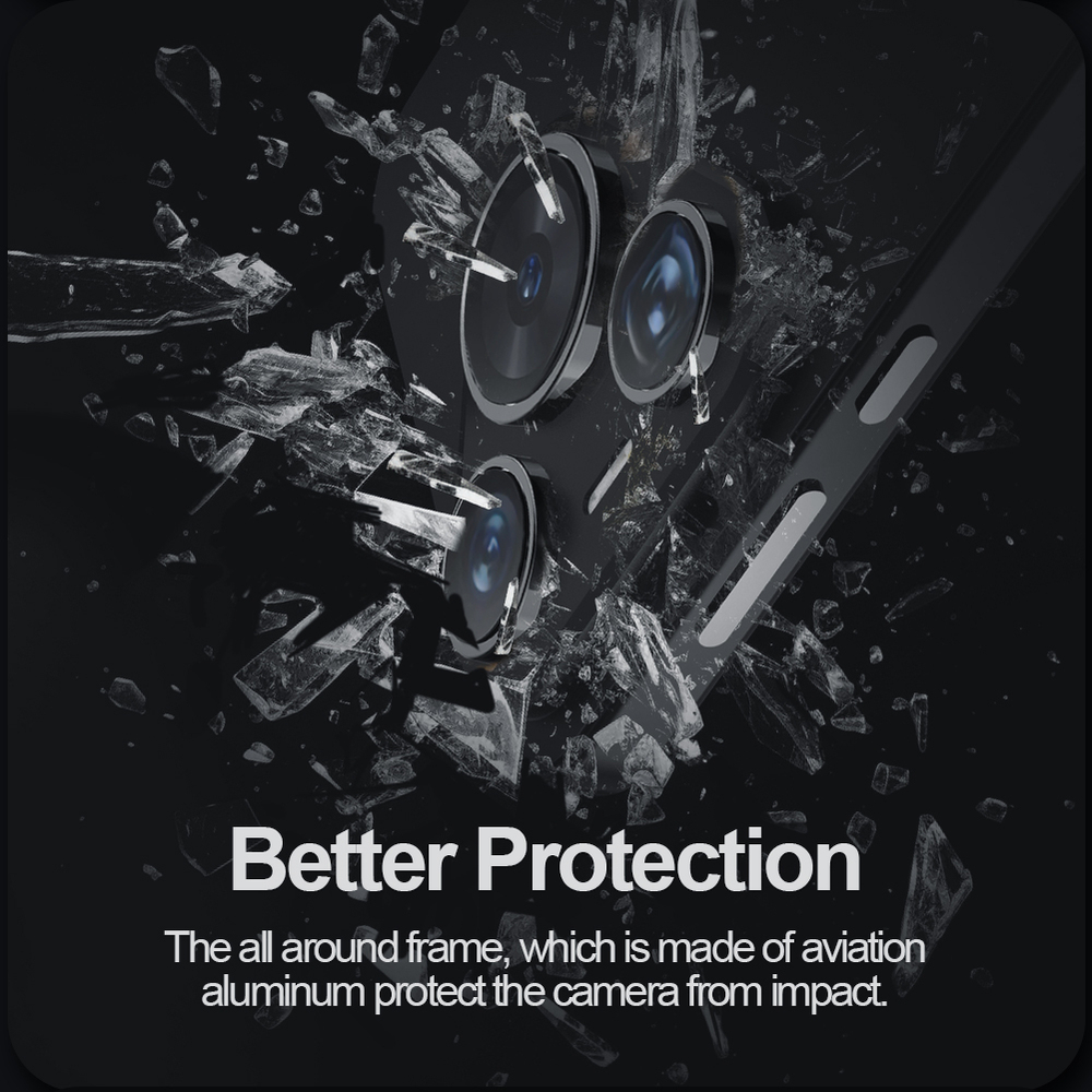 Защитное закаленное стекло от Nillkin на камеру смартфона Huawei Pura 70, серия CLRFilm Camera Tempered Glass