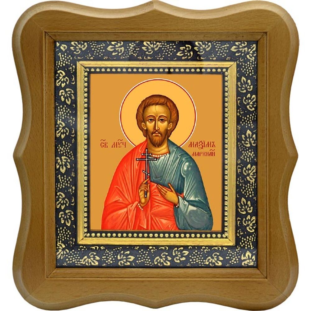 Максим Маркианопольский (Мизийский) мученик. Икона на холсте.