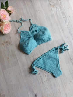 Вязаный купальник