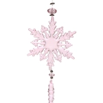 Подвеска «Снежная принцесса» 30 см, Розовый