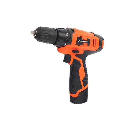 Дрель-шуруповерт PATRIOT BR 104Li, 1 АКБ Li-lon 12В, 1350 об/мин, безщеточный двигатель