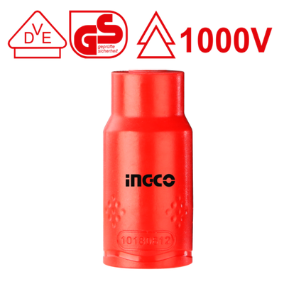 Головка изолированная торцевая шестигранная 19 мм. 1/2" 1000В INGCO HIHAST12191