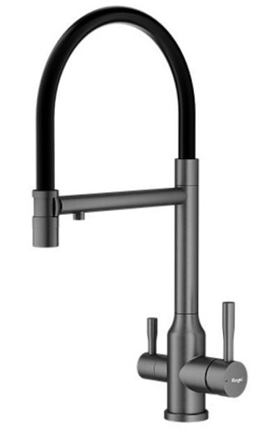 Смеситель для кухни со съемным изливом на магните и подключением фильтра питьевой воды R81.63.09