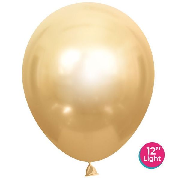 Шар (12''/30 см) Золото хром, 50 шт.