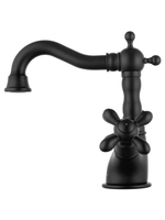 Смеситель для раковины WONZON & WOGHAND RETRO, Черный матовый (WW-88139020-MB)