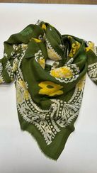 Əli və Nino Kəlağayı yaşıl sarı 150x150 sm