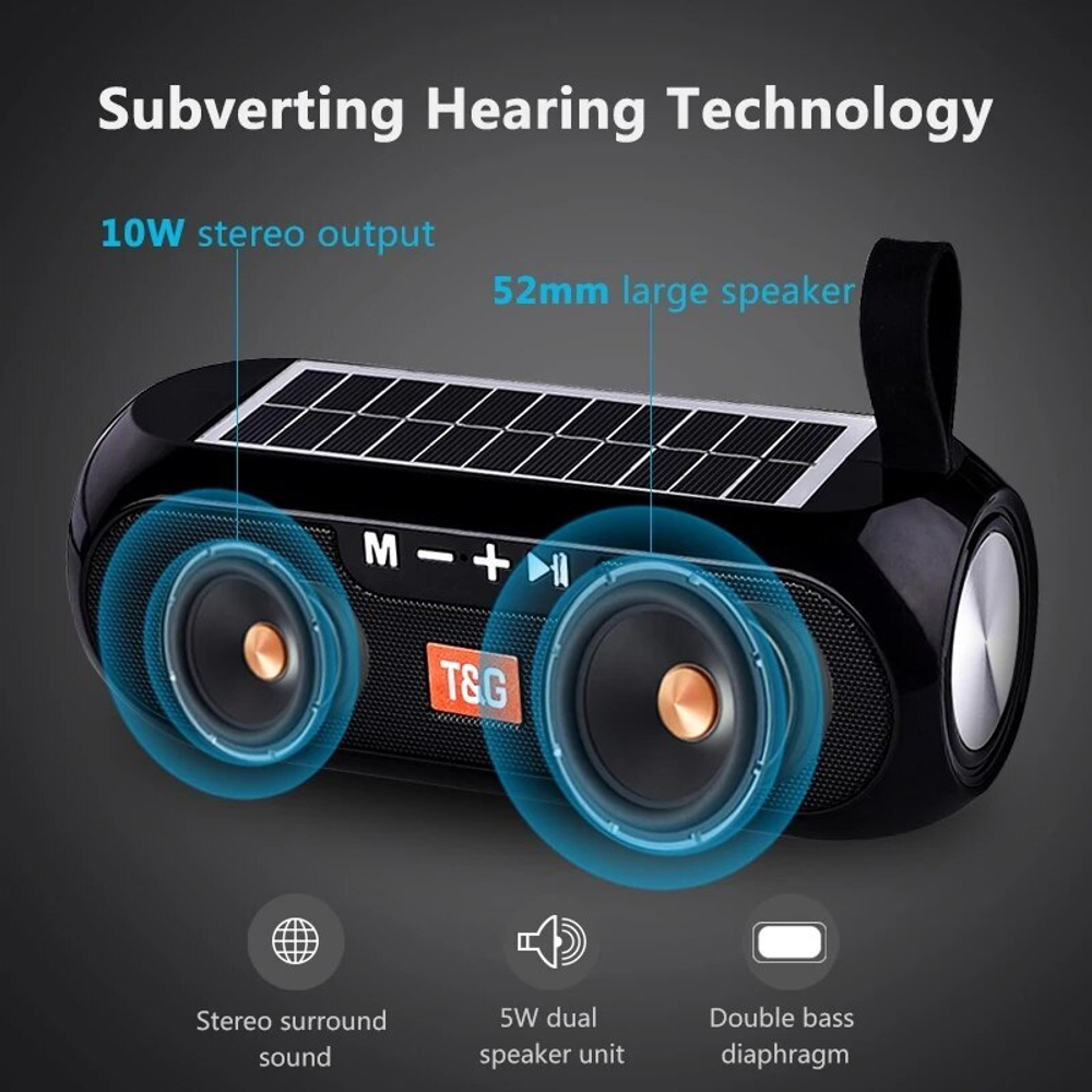 Колонка Bluetooth TG182 Black