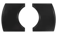Керамический угольный гриль Primo Oval XL 400, 64 см, на столе с боковыми композитными столешницами
