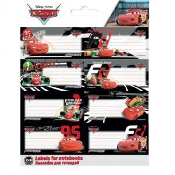 Dəftər üçün yapışqanlar cars 8 ədəd