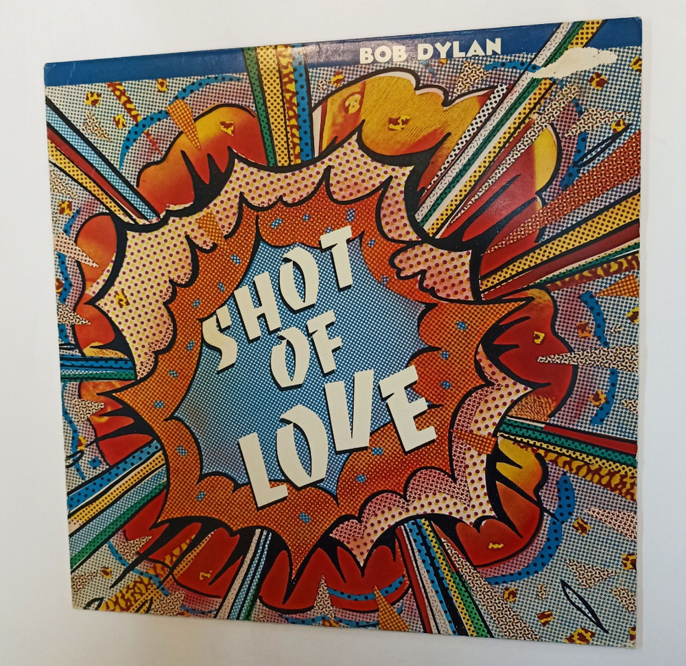 Винтажная виниловая пластинка LP Bob Dylan Shot Of Love (Germany 1981)