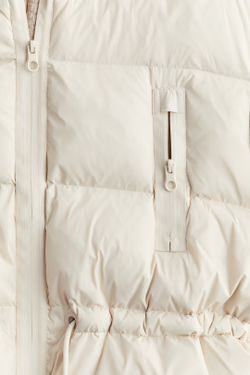 H&M Короткая пуховая куртка, светло-бежевый