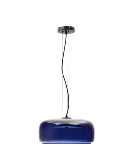 Подвесной светильник Reig из синего стекла Ø 38 см