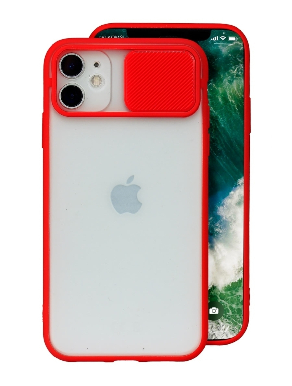 чехол iphone 11 с защитой камеры прозрачный со шторкой силиконовый бампер без рисунка