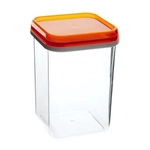 Банка для сыпучих продуктов, 1,2л., квадратная