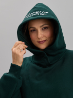 Костюм с брюками КБис-091/бутылочный-п