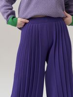 Школьные широкие брюки для девочки AT726-2 сиреневый
