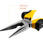 STAYER TOPGrip, 160 мм, тонкогубцы (2205-3-16)