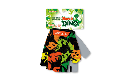 Перчатки TRIX nw Super Dino детские 6XS короткие пальцы дышащая антискользящие