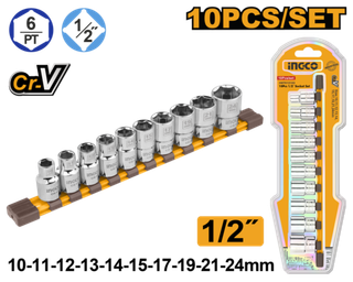 Набор головок 1/2" 10 предметов INDUSTRIAL