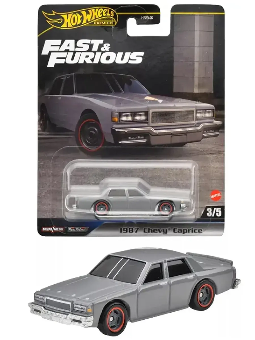 Машинка Хот Вилс Премиум 1987 Chevy Caprice HNW46 HRT98