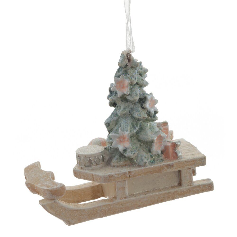 GAEM Изделие декоративное подвесное "Сани", L7 W3 H5,5 см