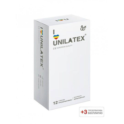 Unilatex Multifruits 12 шт+3 шт презервативы гладкие №12 фруктовые