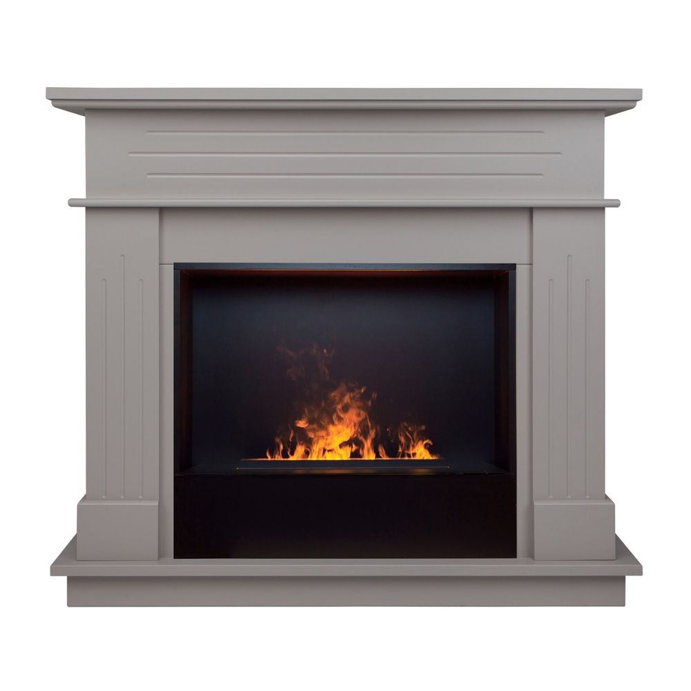 Электрокамин RealFlame Regent 26 BG кашемир с очагом 3D Cassette 630 Black Panel