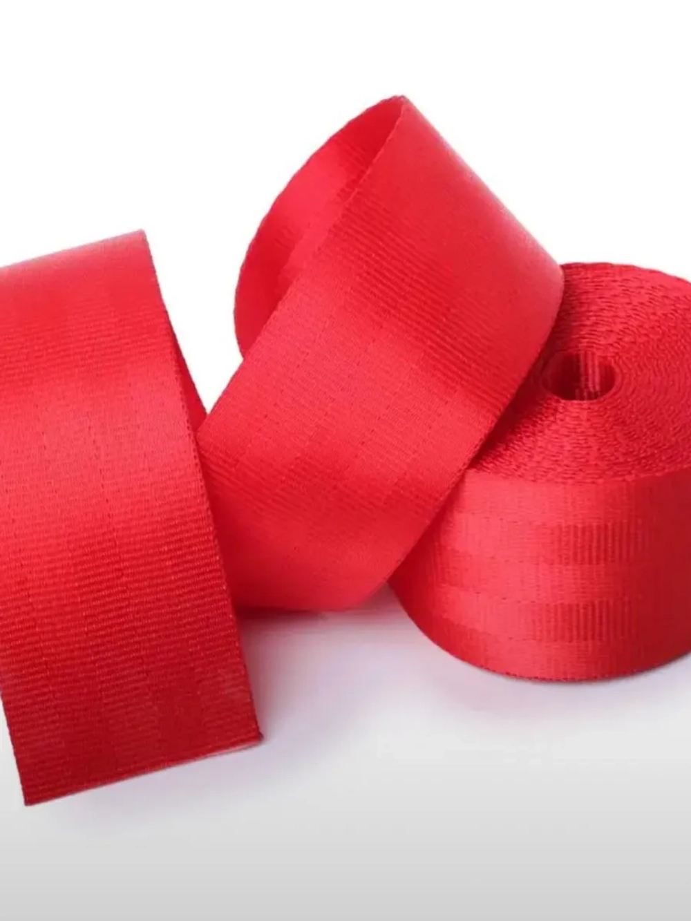 Ремень безопасности красный 3,6 м