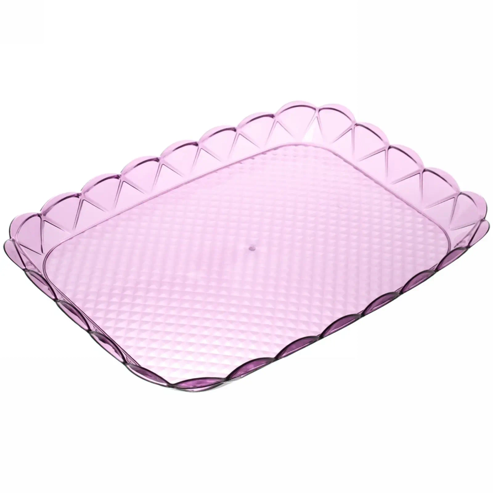 Поднос пластиковый «Морской прибой» 39*28*3см