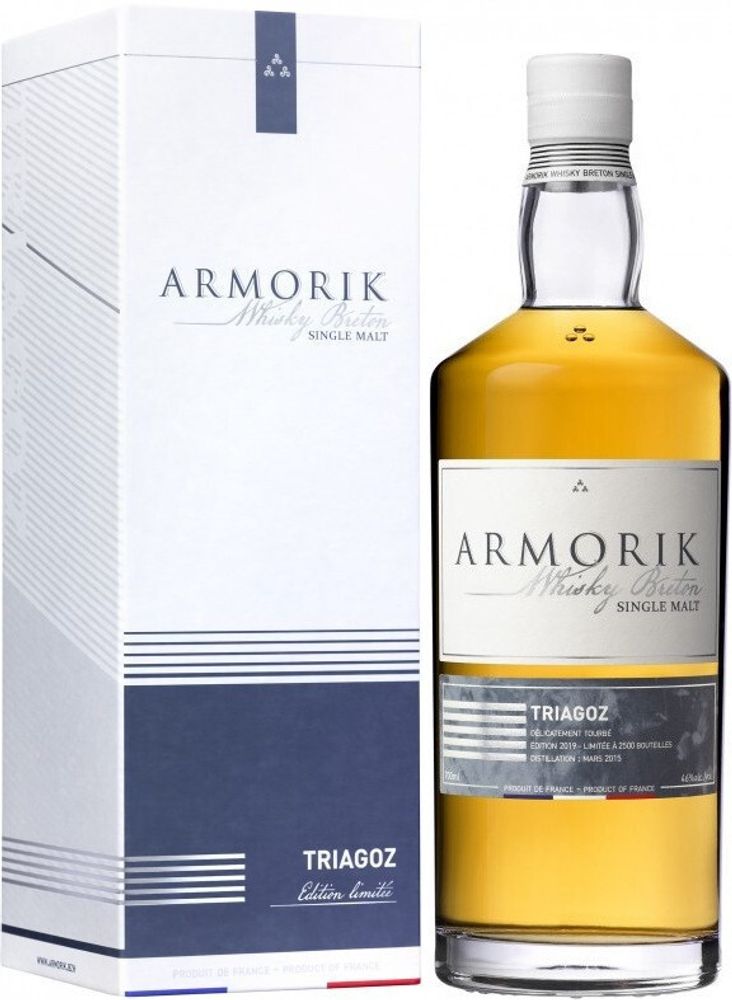 Виски Armorik Triagoz gift box, 0.7 л