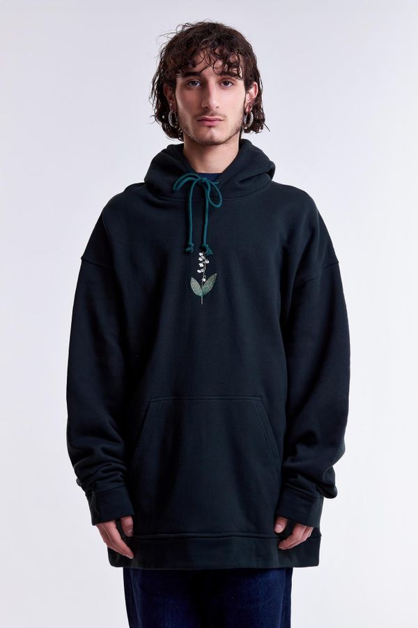 Худи Ландыш Light Темно-зеленый - фото 2