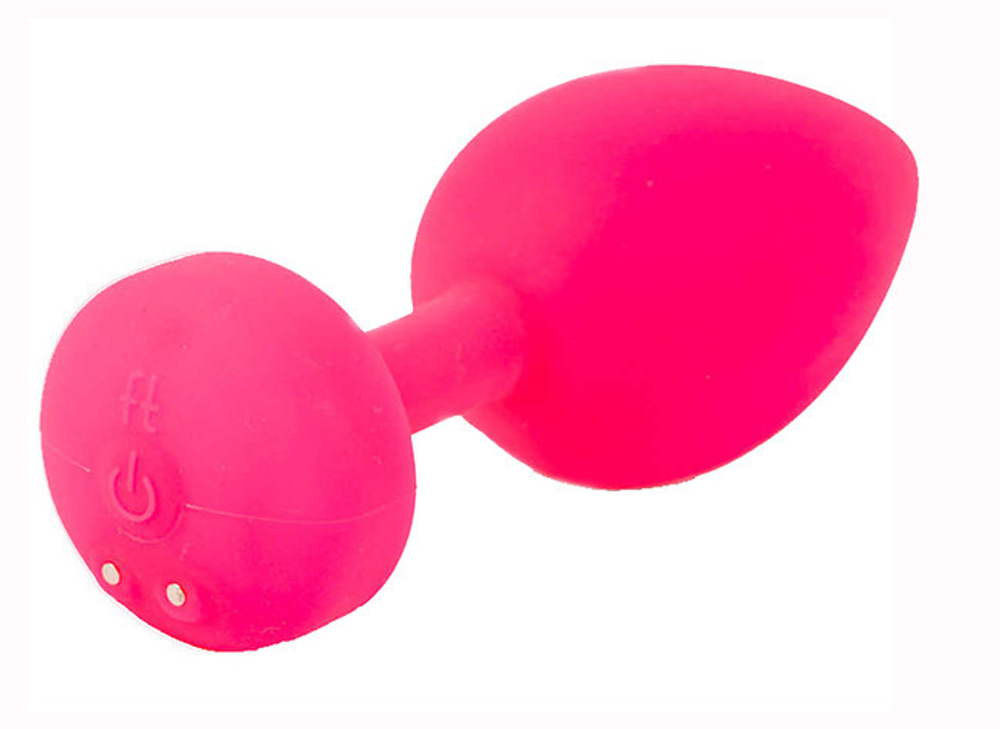 Анальная пробка с вибрацией на подзарядке G Plug L (6 режимов) (Цвет: ярко-розовый)