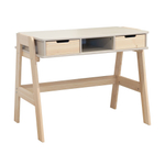 Письменный стол 2 ящика Чек, бежевый МДФ