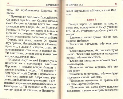 Святое Евангелие с магнитным клапаном (золотой обрез, кожа)