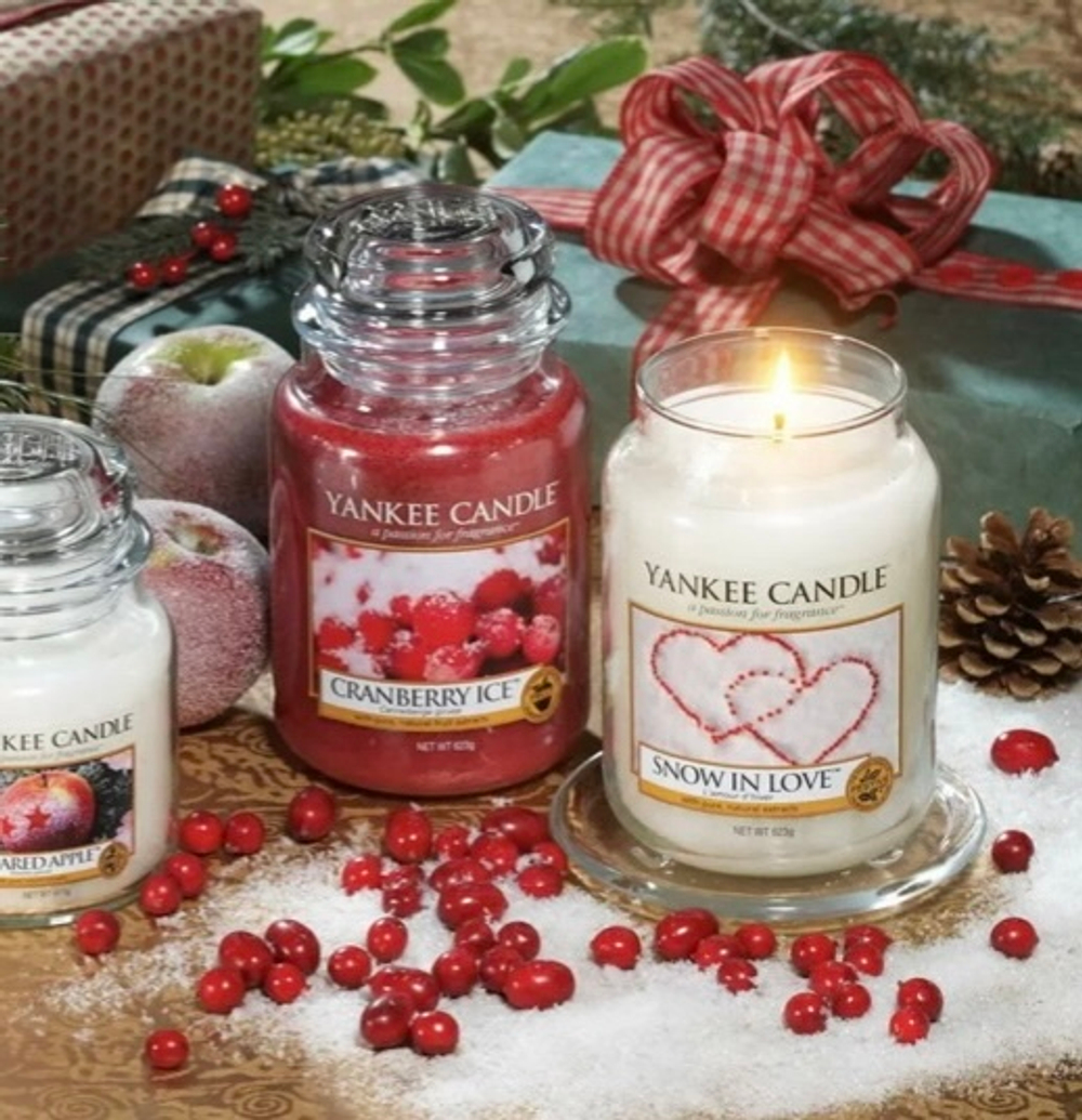 Свеча маленькая Снежная любовь