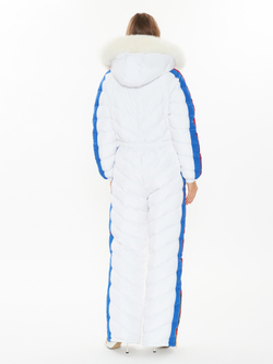 Комбинезон-пуховик белый