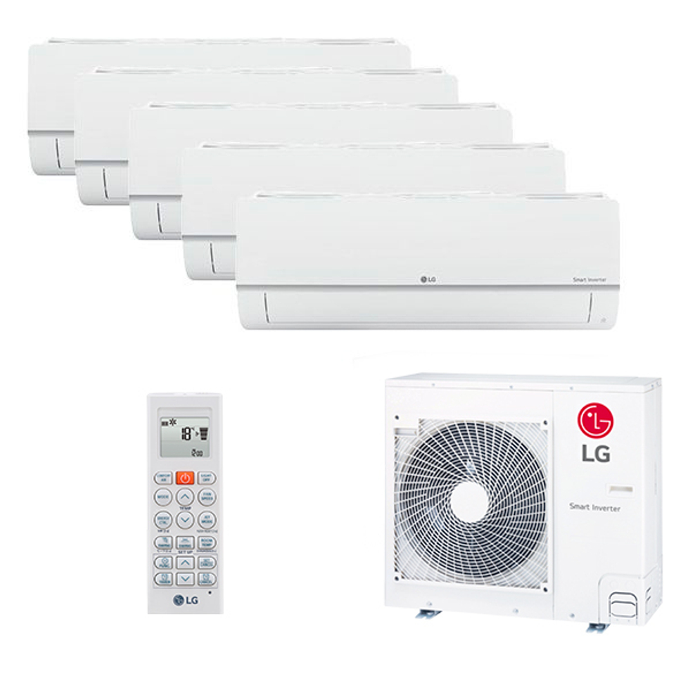 Мультисплит система на 5 комнат LG PM07SP.NSJR0 x 5 / MU5R30.U40