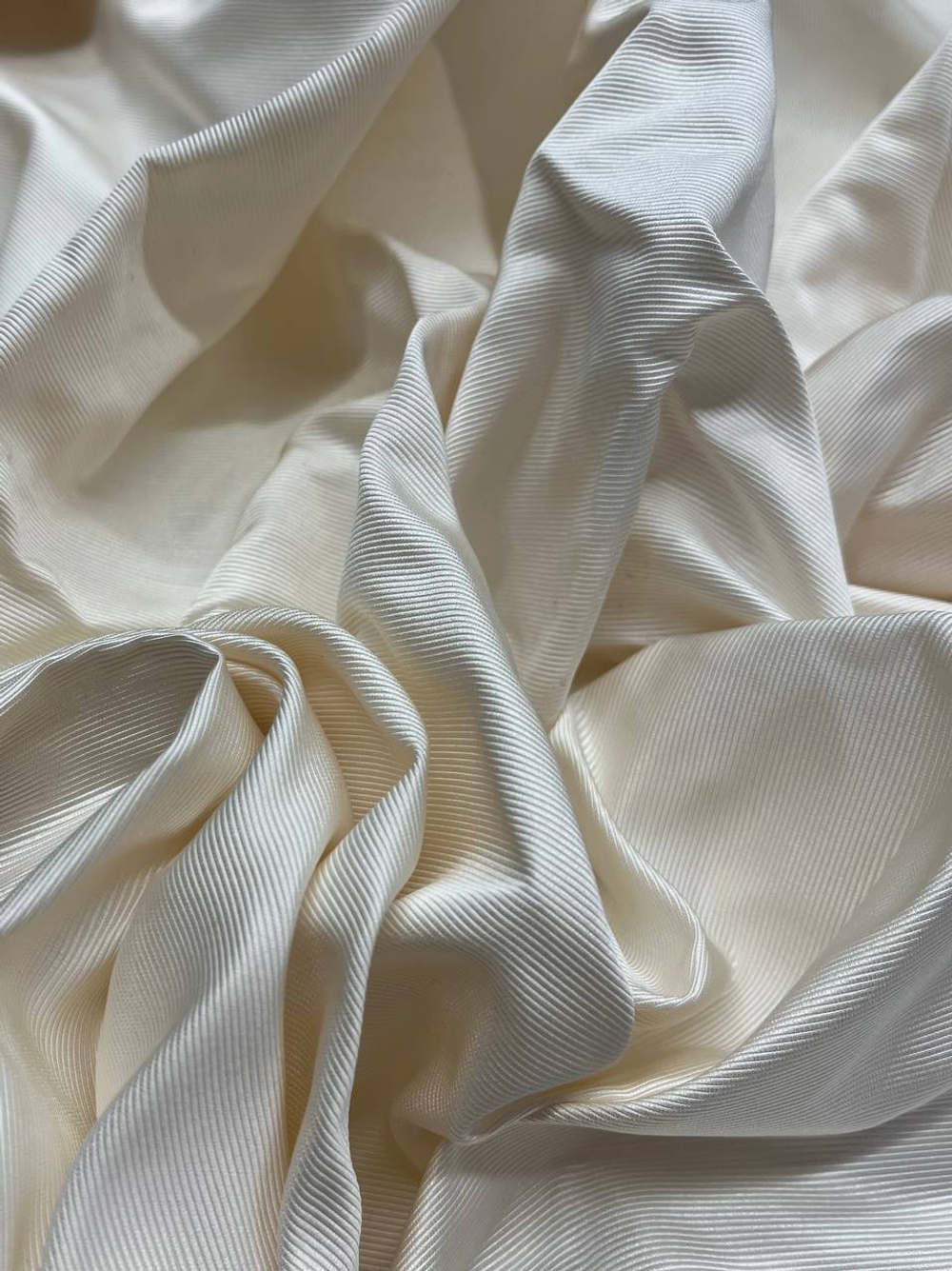 Шелк репс жемчужный