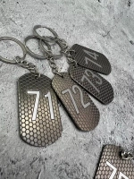 Номерки на ключи металлические 71-75