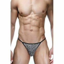 Мужские трусы стриги с леопардовым принтом La Blinque LB15246