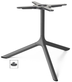 Столик ламинированный кофейный Scab Design Tripe Maxi, антрацит, черный мрамор Сахара