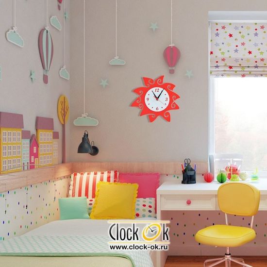 Настенные часы Солнышко