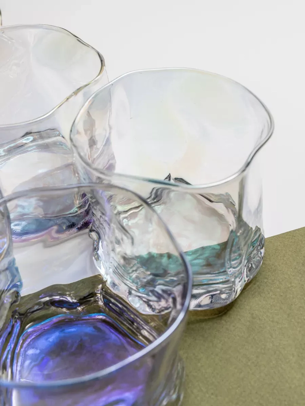 Набор бокалов для виски 6 шт. изогнутые