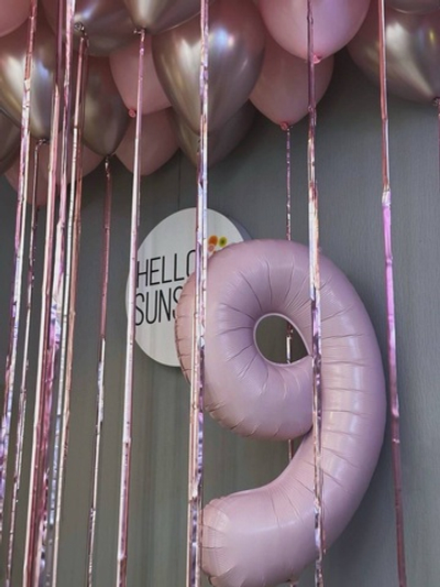 Набор шаров розовый №77