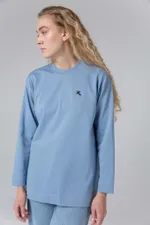 Лонгслив Toccotwo Женский Голубой