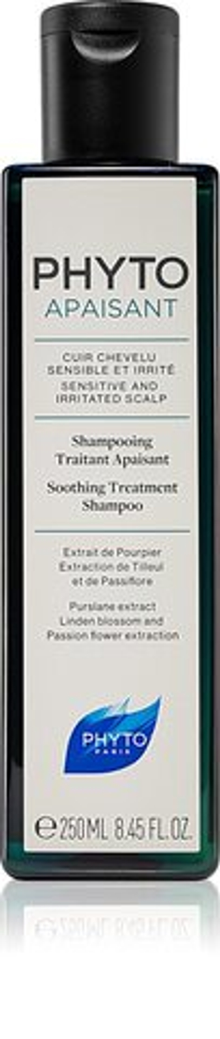Phyto Phytoapaisant Soothing Treatment Shampoo - успокаивающий шампунь для чувствительной и раздраженной кожи /   250  ml  / GTIN 618059103247