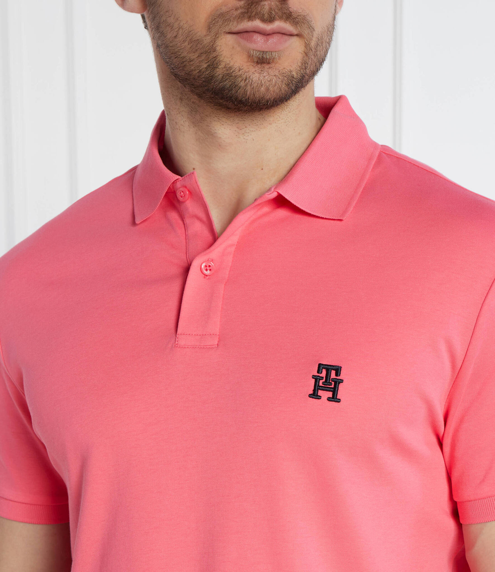Поло INTERLOCK Tommy Hilfiger - розовый(MW0MW34783)